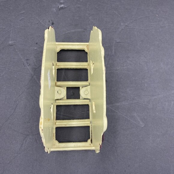 VTG Napkin Holder Cast‎ Iron Grapes Wine Y2K Grapevines Purple Green 1lb 12oz - Picture 3 of 12